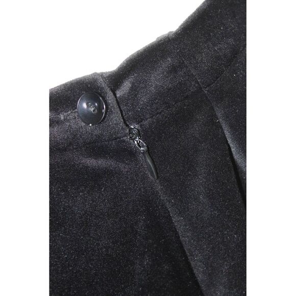 Bella Lois Women's Zip Closure Flare Lined Midi Skirt Black Size 44 - Picture 4 of 6